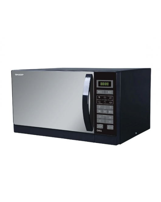 SHARP Microwave Grill 25 Liter, 900 Watt, 6 Menus, Black R-750MR(K)