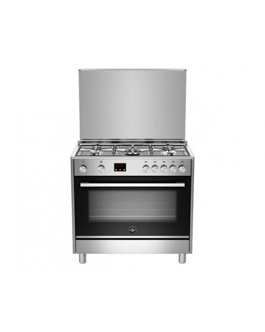 LA GERMANIA Freestanding Cooker 90 x 60 cm 5 Gas Burners In Stainless X Black Color TUS95C81CX/20