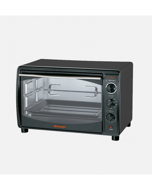 SHARP Electric Oven 42 Litre , 1800 Watt in Black Color With Grill and Fan EO-42K-2