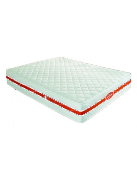 Al-Mamoun mattress with separate spring, model, orange, height 23 cm 100/120 cm