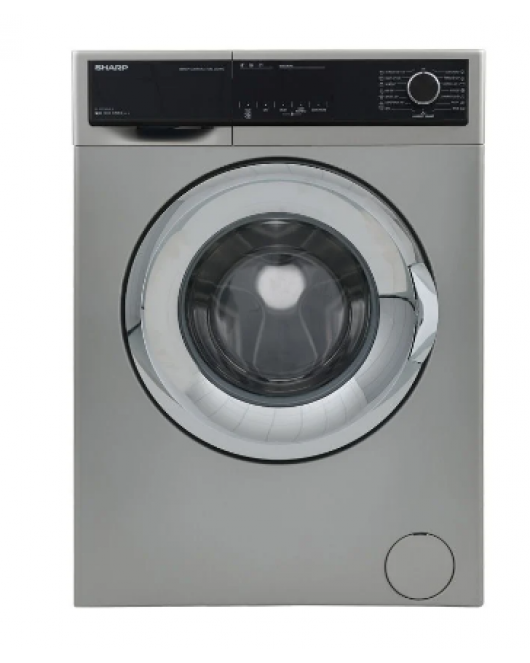 SHARP Washing Machine Fully Automatic 7 Kg, Silver ES-FP710CXE-S