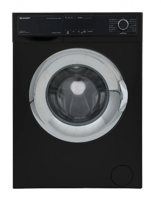 SHARP Washing Machine Fully Automatic 7 Kg, Black ES-FP710CXE-B