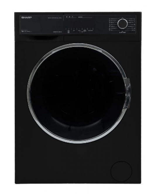 SHARP Washing Machine Fully Automatic 9 Kg, Black ES-FP914CXE-B