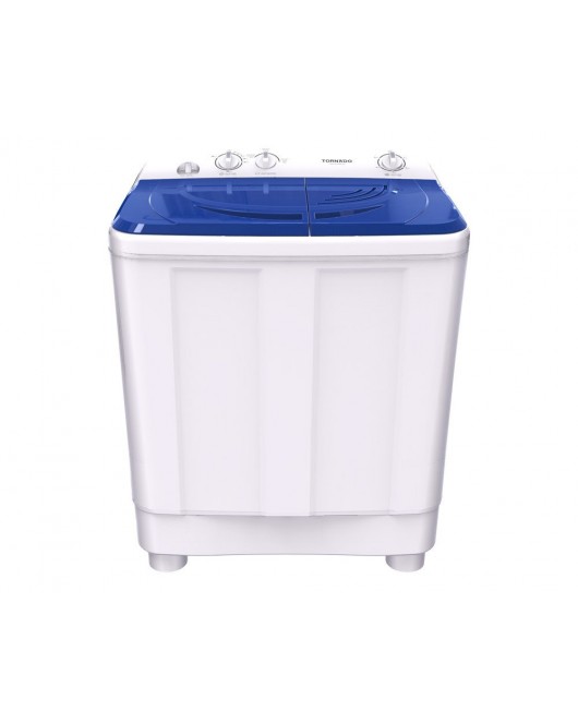 TORNADO Washing Machine Half Automatic 10 Kg In White Color With 2 Motors TWH-Z10DNE-W