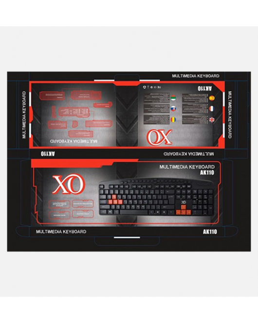 Keyboard Multimedia XO usb