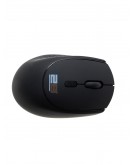 2B (MO37B) 2.4G Wireless Silicon Mouse - Black