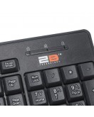 2B (KB444) - Keyboard Multimedia USB - Black