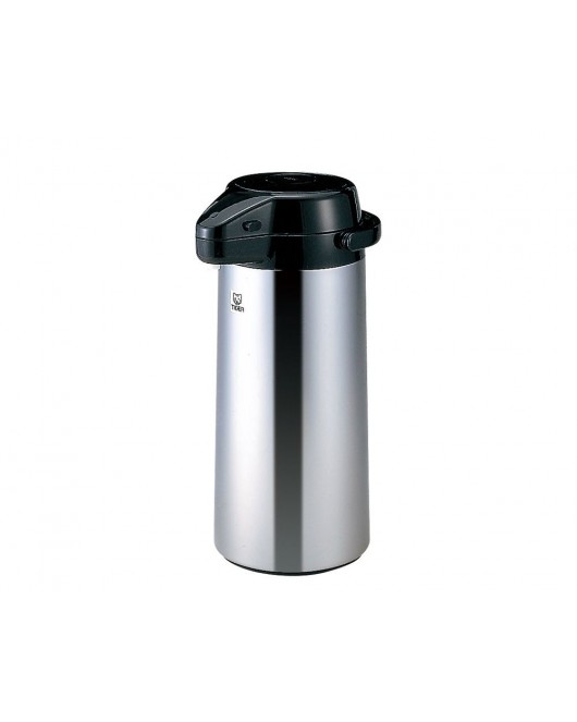 TIGER Stainless Steel Thermos 2.5 Litre Capacity, In Stainless x Black Color PXQ-2501
