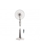 TORNADO Stand Fan 16 Inch With 4 Plastic Blades and Remote Control In Grey Or Maroon Color EFS-65