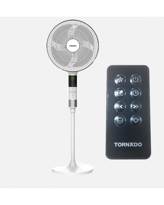 Tornado Stand Fan, 16 inch, With Remote Control, White - EFS360903GW