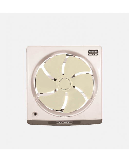 TOSHIBA Kitchen Ventilating Fan 20cm x 20cm In Dark Blue Or Off White Color With Oil Drawer VRH20J10