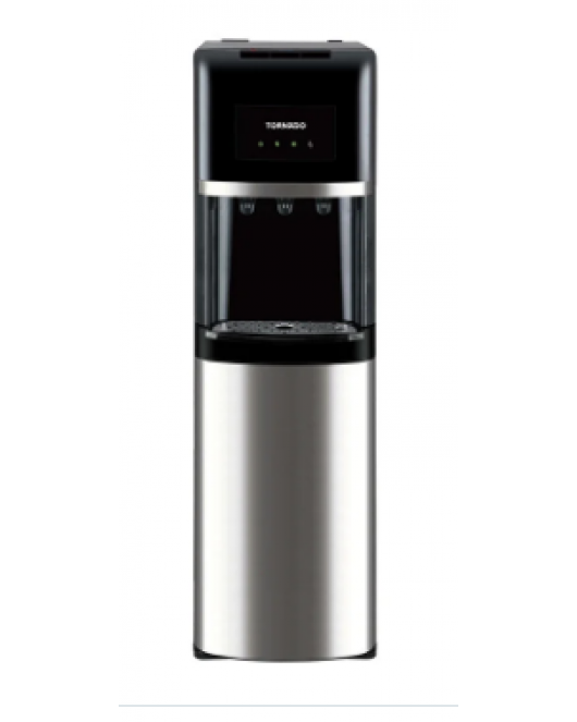 TORNADO Water Dispenser With 3 Faucets and Bottom Bottle In Black Color WDM-H40ADE-BK