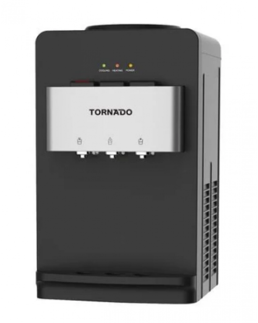 TORNADO Water Dispenser, 3 Faucets, Black TWD-26TB-B