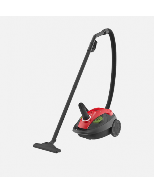 HITACHI Vacuum Cleaner 1600 Watt In Black × Red Color With Cloth Filter CV-BG16
