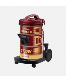 HITACHI Pail Can Vacuum Cleaner 2100 Watt In Red x Gold Or Grey Color With Cloth Filter CV-960Y