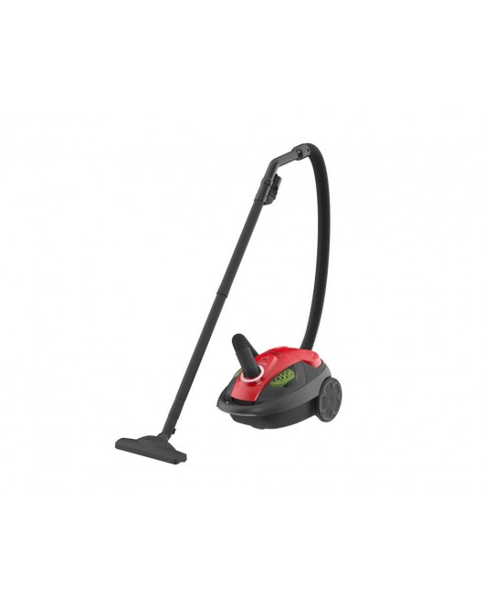 HITACHI Vacuum Cleaner 1800 Watt In Black x Red Color With Nano Titanium , Cloth Filter CV-BG18 220CE BRE