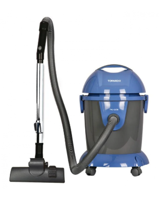 TORNADO Pail Can Vacuum Cleaner 1200 Watt, Blue TVC-1200B