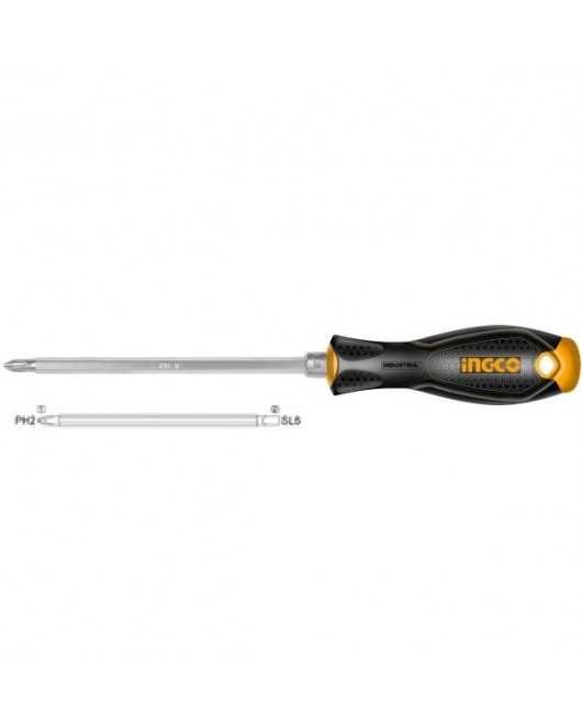 Standard screwdriver and 5 handle rubber 2 * 1 0203