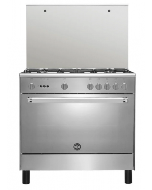 LA GERMANIA Freestanding Cooker 90 x 60 cm 5 Gas Burners In Stainless Steel Color 9C10GRB1X4AWW