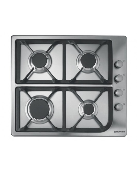 HOOVER Built-In Hob 60 x 60 cm 4 Gas Burners In Stainless Steel Color HGL64SCX