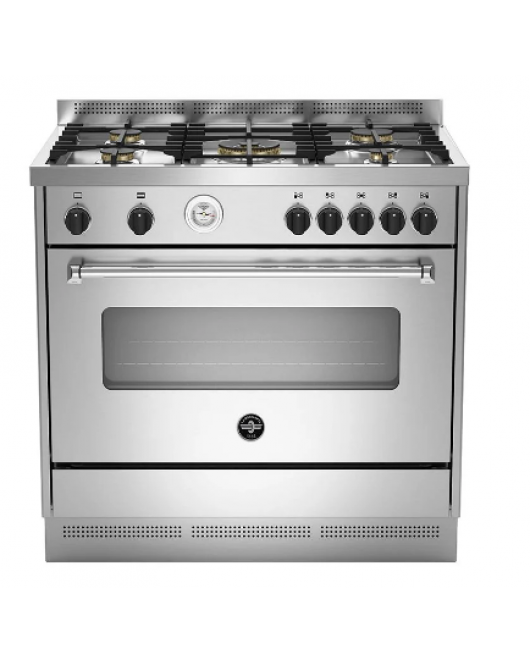 LA GERMANIA Freestanding Cooker 90 x 60, 5 Gas Burners, Stainless AMS95C81AX/20