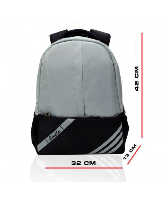 Smile 519 Backpack Bag-15.6 - Black * Gray