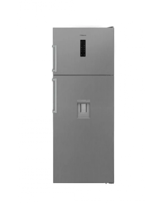 TORNADO Refrigerator Digital, Advanced No Frost 496 Liter, Shiny Silver RF-496WVT-SLS