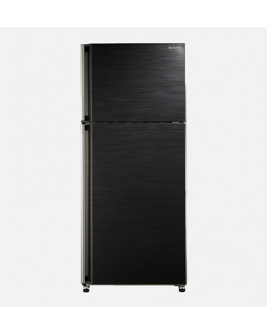 (SHARP Refrigerator No Frost 385 Liter , 2 Doors In Black Color SJ-48C(BK