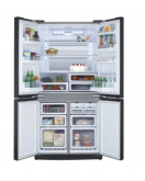  SHARP Refrigerator Inverter Digital Advanced No Frost 605 Liter , 4 Doors In Stainless Color SJ-FE87V-SS