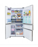  SHARP Refrigerator Inverter Digital Advanced No Frost 660 Liter , 5 Doors In Stainless Color SJ-FP910N-SS
