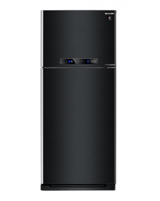 SHARP Refrigerator Inverter Digital No Frost 450 Liter , 2 Doors In Black Color SJ-PV58G-BK