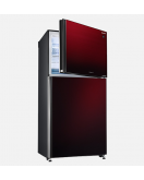 SHARP Refrigerator Inverter Digital No Frost 480 Liter , 2 Glass Doors In Red Color SJ-GV63G-RD