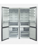 SHARP Refrigerator Digital with Bottom Freezer, Advanced No Frost 468 Liter, 2 Doors In Silver Color SJ-BG615-SS