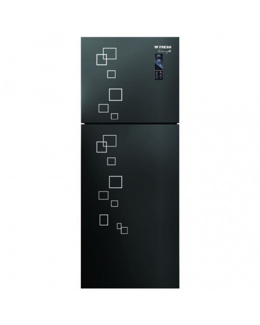 Fresh Refrigerator FNT-MR470 YGَQB ,376Liters Glass-Harmony