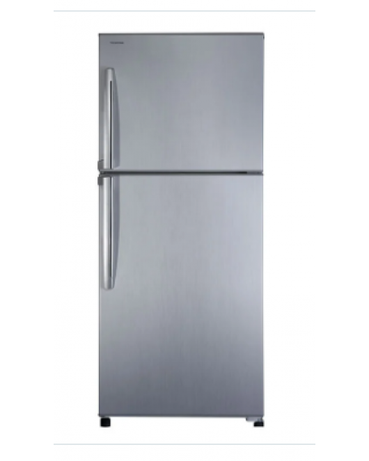  TOSHIBA Refrigerator No Frost 355 Liter, 2 Flat Doors In Silver Color GR-EF40P-R-S
