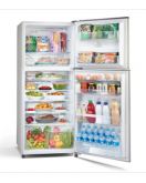  TOSHIBA Refrigerator No Frost 355 Liter, 2 Flat Doors In Silver Color GR-EF40P-R-S
