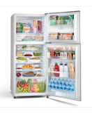  TOSHIBA Refrigerator No Frost 355 Liter, 2 Flat Doors In Silver Color GR-EF40P-T-S