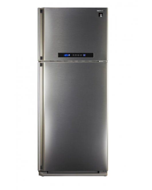 SHARP Refrigerator Digital No Frost 450 Liter, 2 Doors In Stainless Color With Plasmacluster SJ-PC58A(ST)