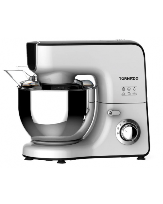 TORNADO Kitchen Machine 1000 Watt With 5.5 Liter Stainless Steel Bowl In Silver Color SM-1000T