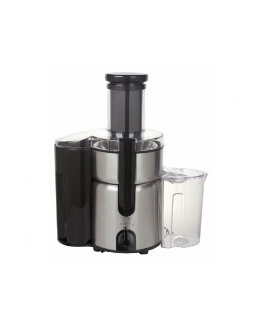 TORNADO Fruit Juicer 700 Watt Stainless Steel in Black x Silver Color TJU-700S
