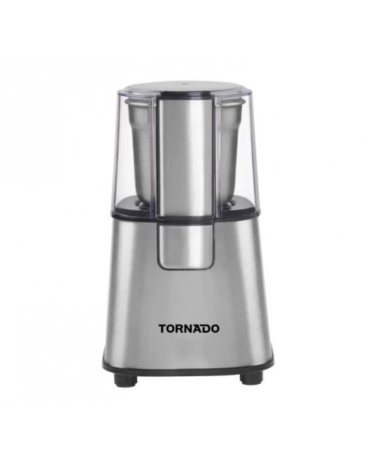 TORNADO Coffee Grinder 180-220 Watt With Stainless Steel Blade In Stainless Color TCG-220
