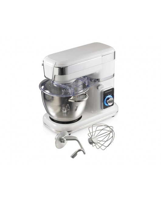 TORNADO Kitchen Machine 700 Watt with 4.5 Liter Stainless Steel Bowl In White Color SM-700