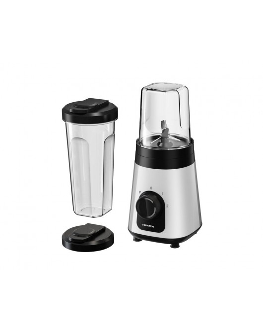 TORNADO Personal Blender 320 Watt, 0.6 Litre With Extra 0.3 Litre Jar In White Color PB-320T
