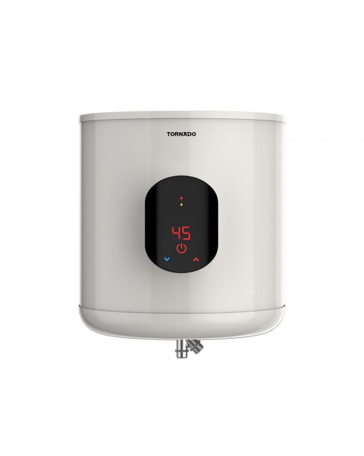 TORNADO Electric Water Heater 35 Litre In Off White Color With Digital Screen EWH-S35CSE-F