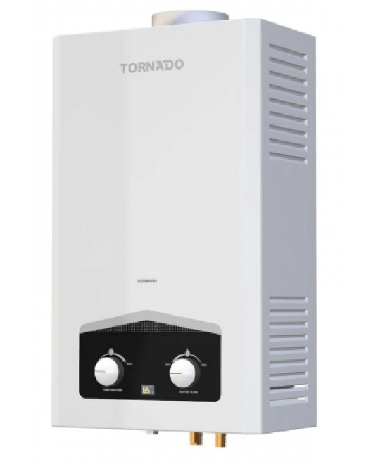 TORNADO Gas Water Heater 6 Liter, Digital, Natural Gas, White GHM-C06CNE-W